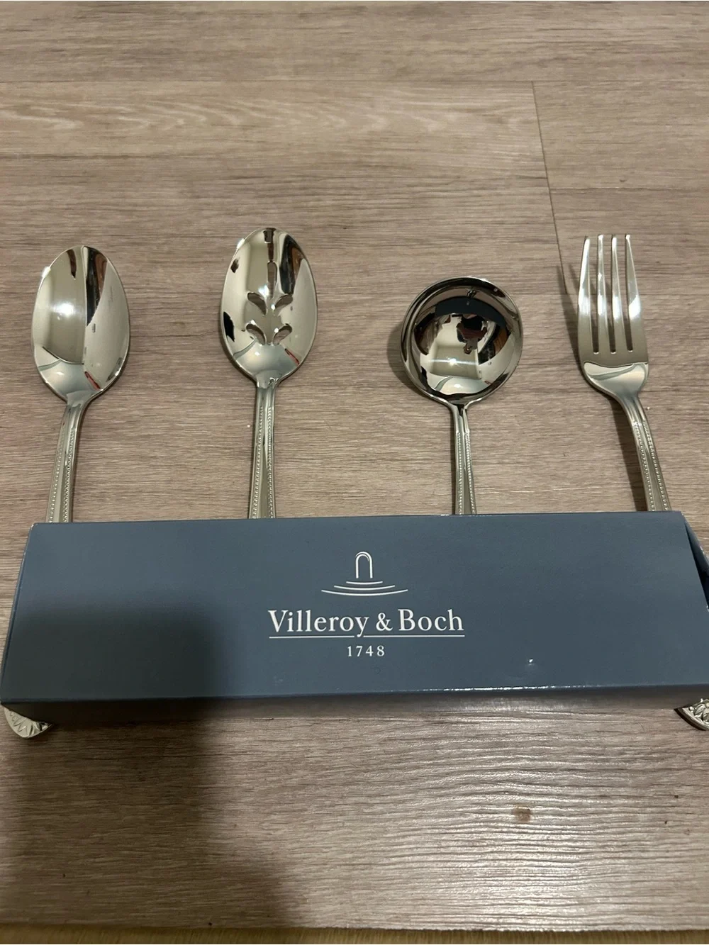 Villeroy & Boch Stainless Steel Silver Serving Utensil Set - Silver